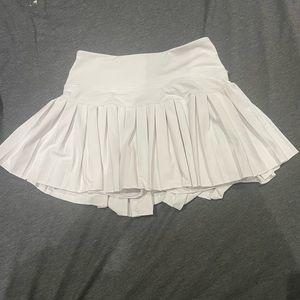 Off-White Goldhinge Pleated Tennis Skirt